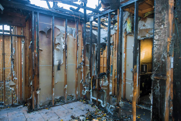 Professional Emergency Fire Cleanup technician working in Slinger, WI